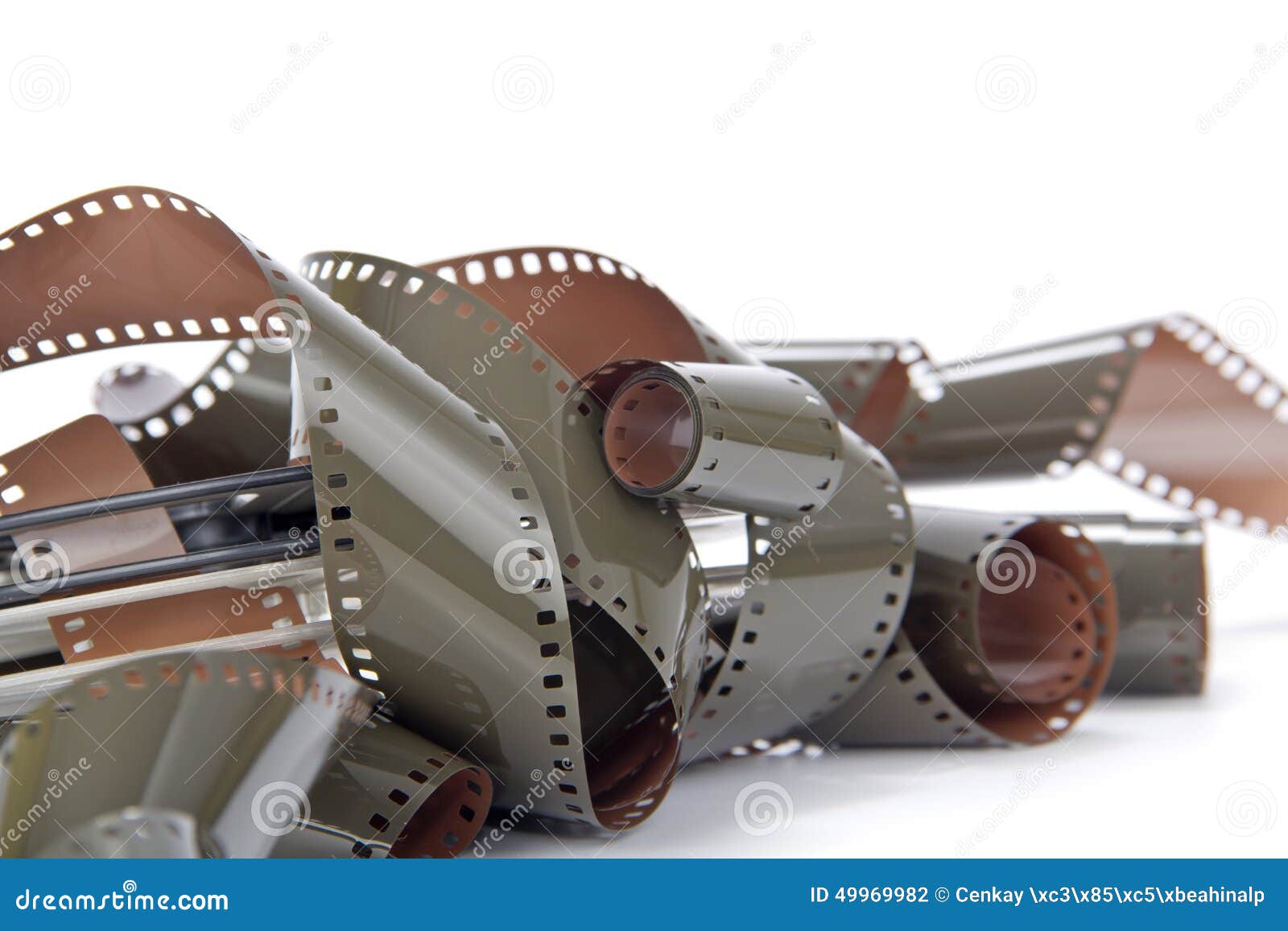 Film Roll Analog Camera Isolated Stock Photo Image of movie, white