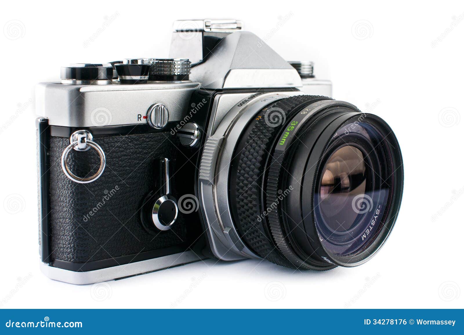 Film SLR Camera stock photo. Image of camera, vintage 34278176