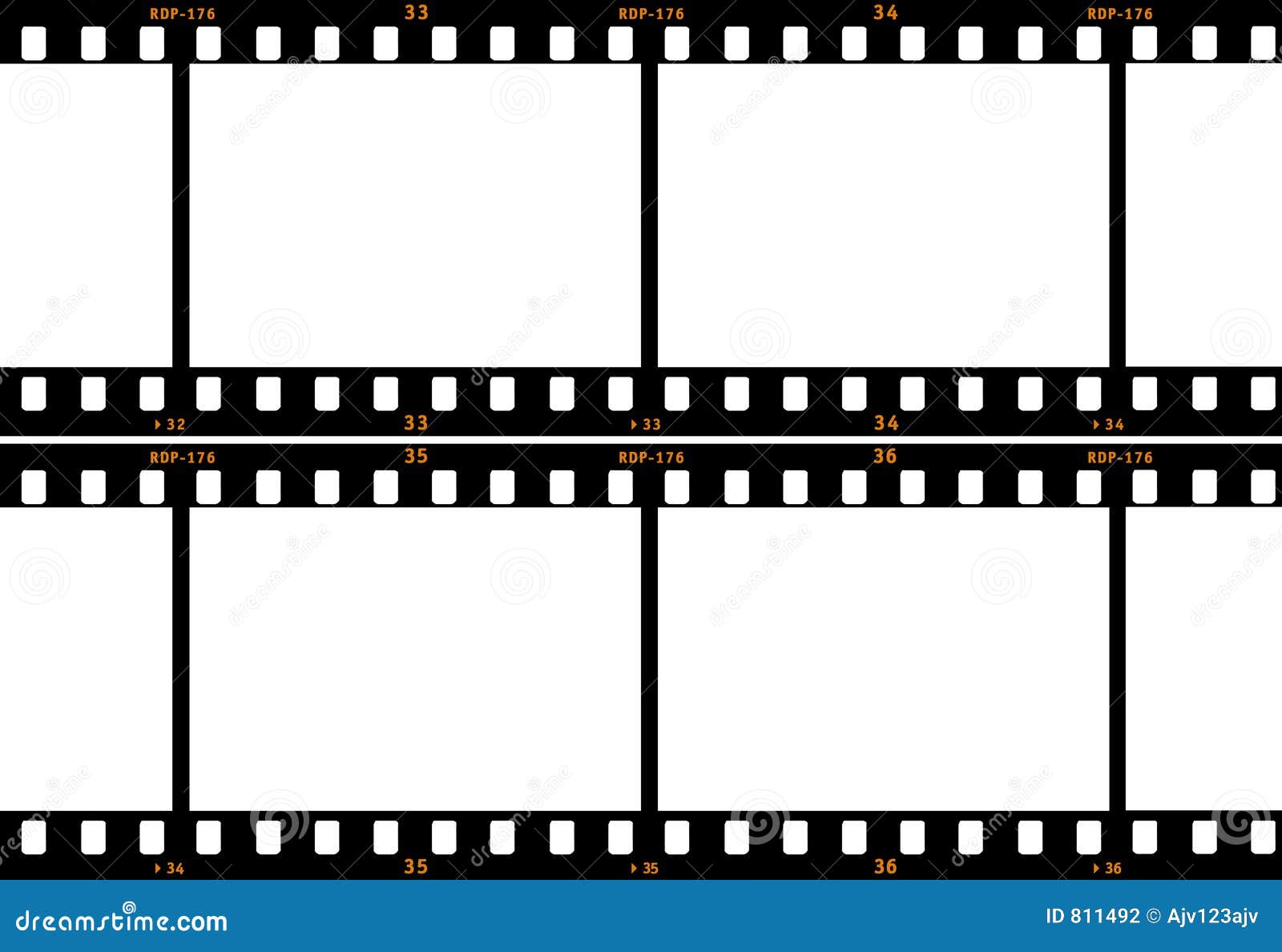Film Strip stock illustration. Illustration of kodak, halide 811492