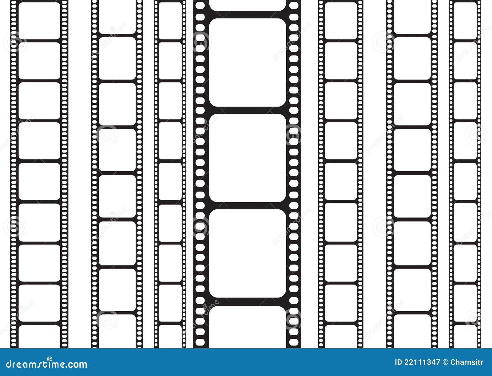 Film Strip On A Vertical Side Royalty Free Stock Photography Image