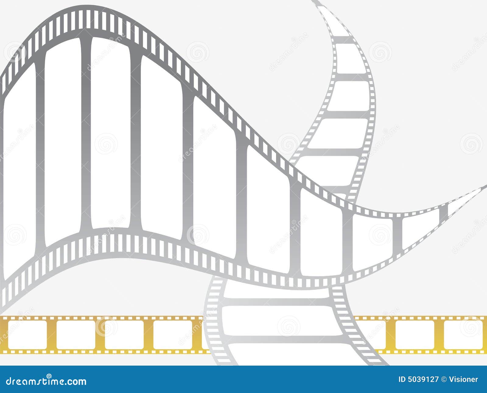 Film tapes stock vector. Illustration of tape, movie, media 5039127