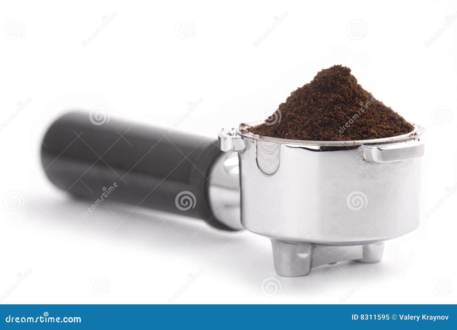 Filter Holder for Coffee Machine Stock Image Image of coffee, grind