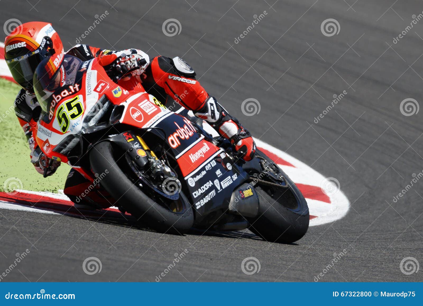 Fim Superbike World Championship Race 2 Editorial Image Image Of High Pozza