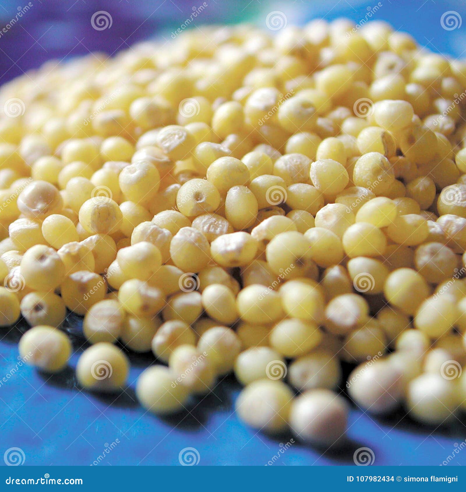 Fin crue de millet photo stock. Image du ingrédient 107982434