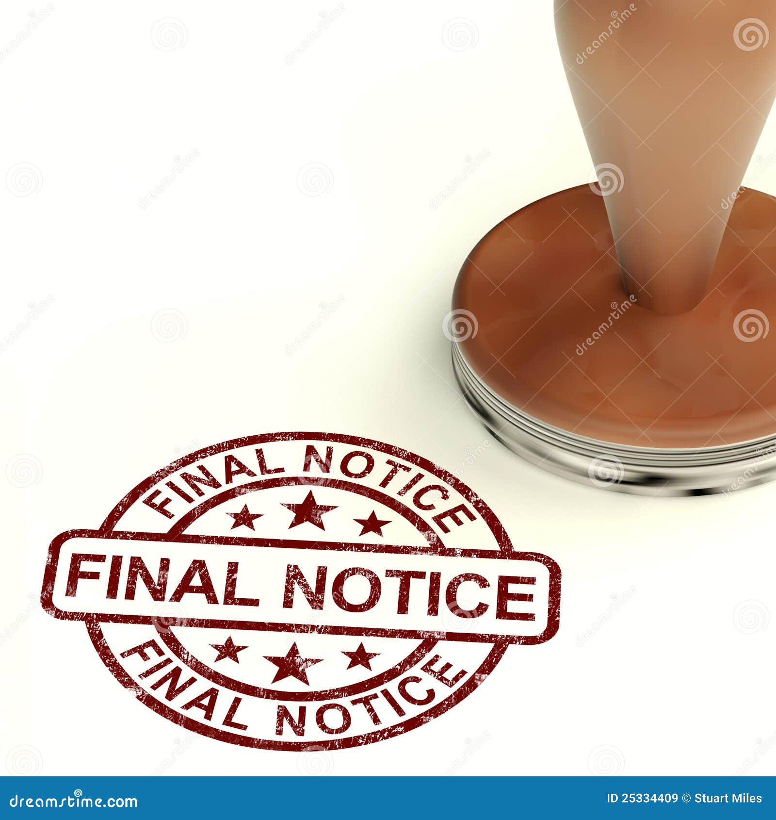 final notice for outstanding payment