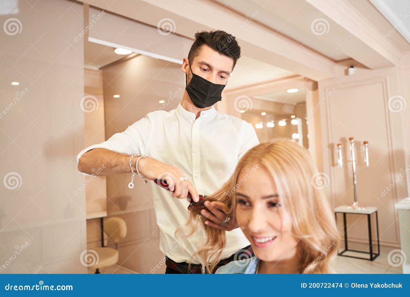 Hairdresser Touching the Hair of His Gorgeous Client Stock Photo - Image of medical, hairdresser: 200722474 Hairdresser Touching the Hair of His Gorgeous Client Stock Photo - Image of medical, hairdresser: 200722474
