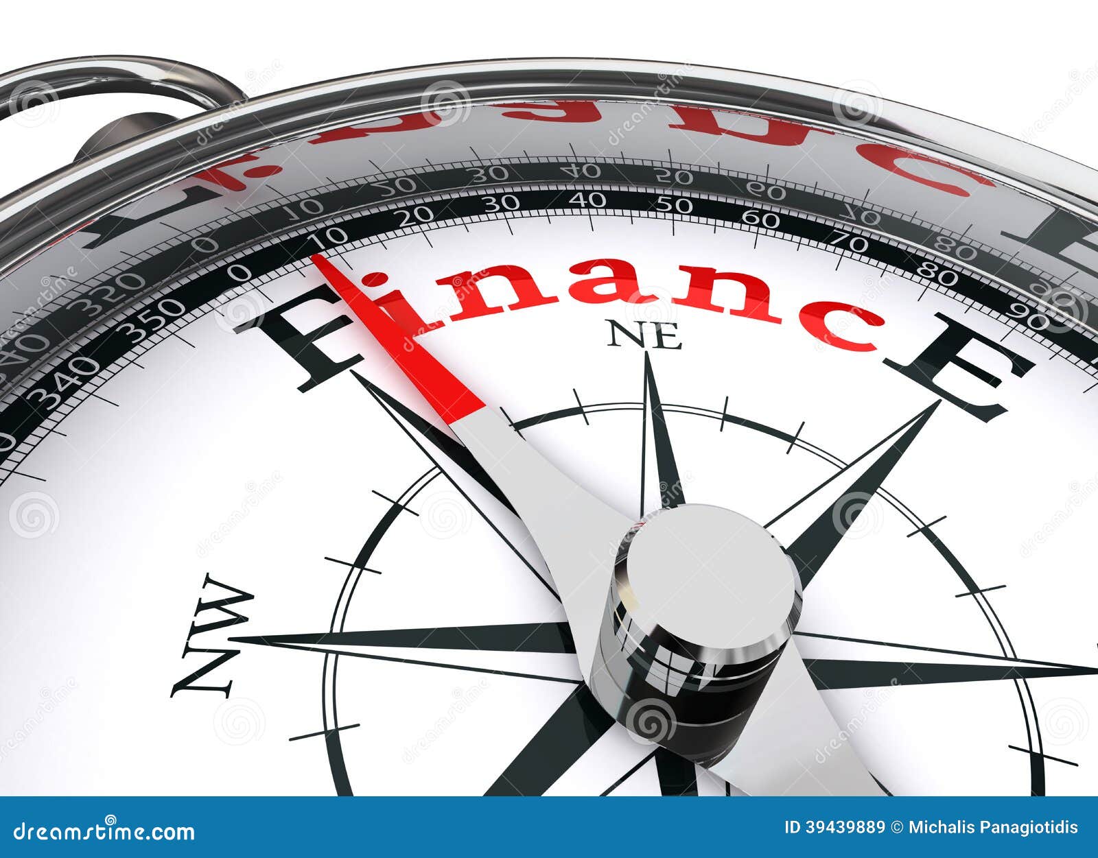 Finance conceptual compass stock illustration. Illustration of business