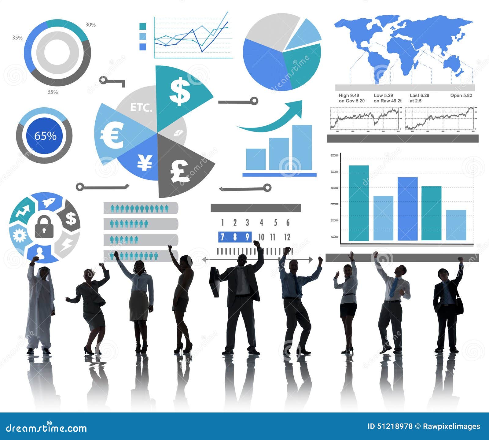 Business Finance Flat Stock Illustrations – 588,885 Business