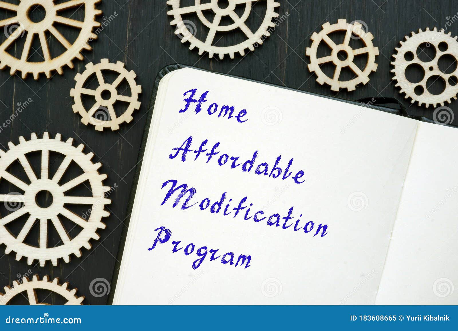 Financial Concept Meaning Home Affordable Modification Program HAMP