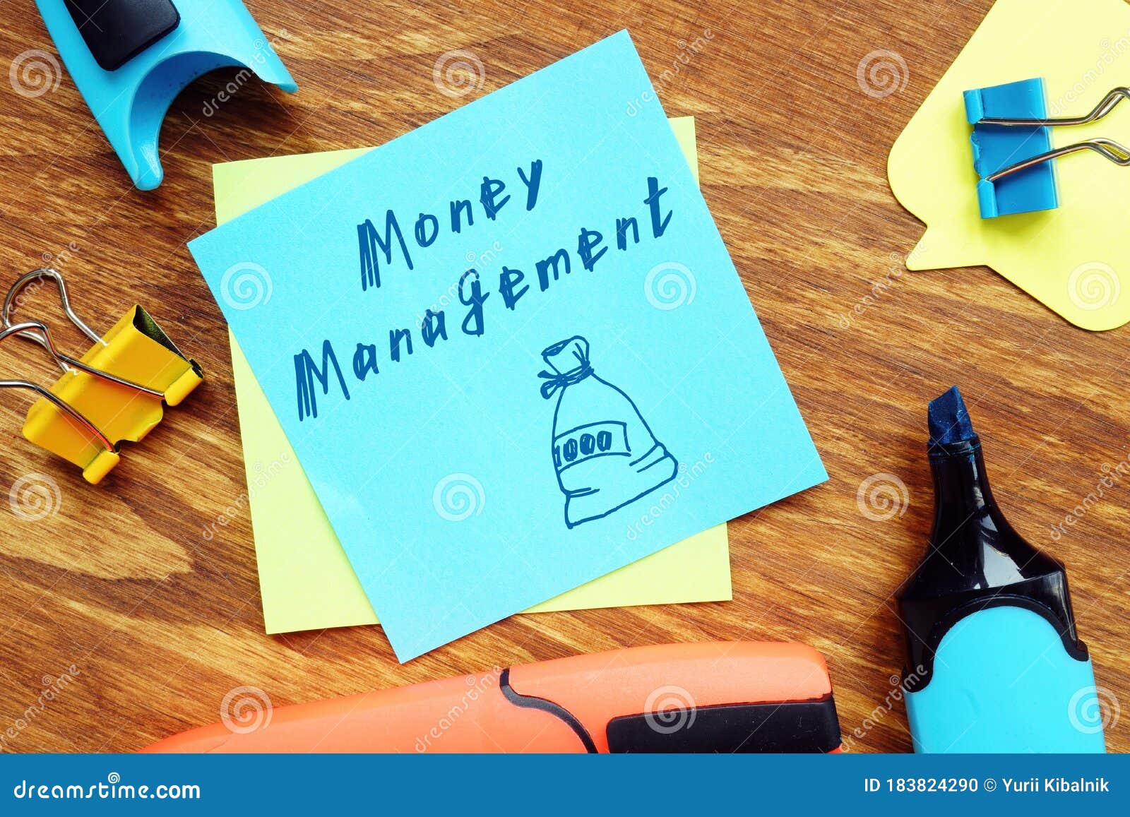 Financial Concept Meaning Money Management with Inscription on the Page ...