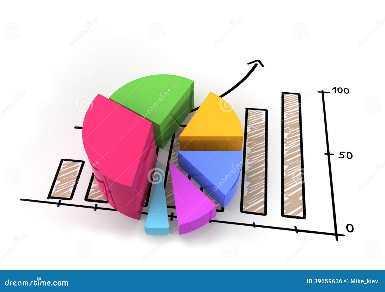 Financial diagram stock illustration. Illustration of financial 39659636