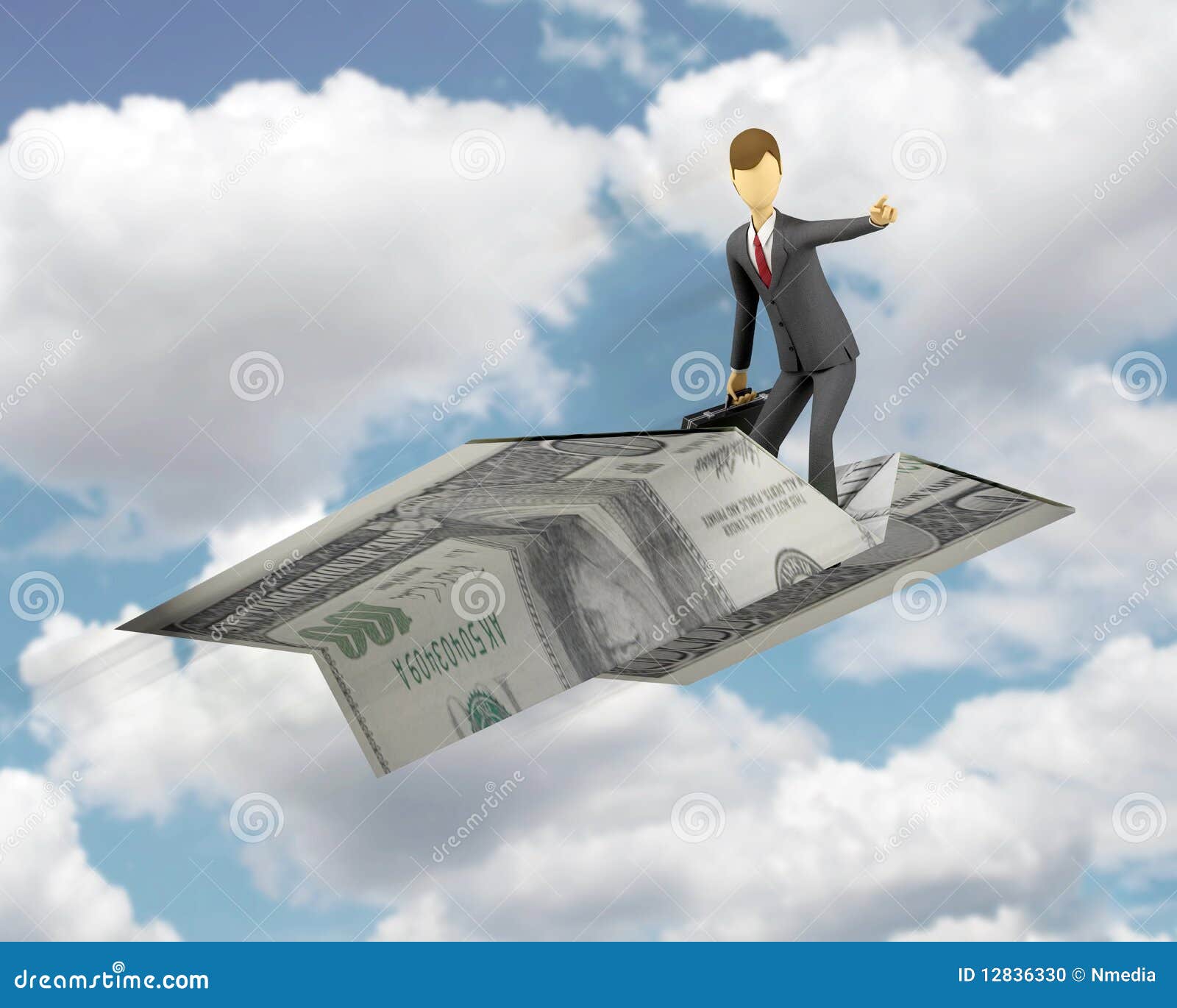 Financial freedom stock illustration. Illustration of people - 12836330