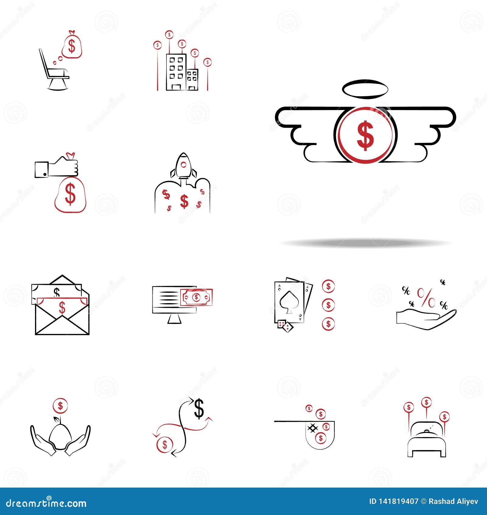 Financial Freedom Icon. Finance Icons Universal Set For Web And Mobile ...