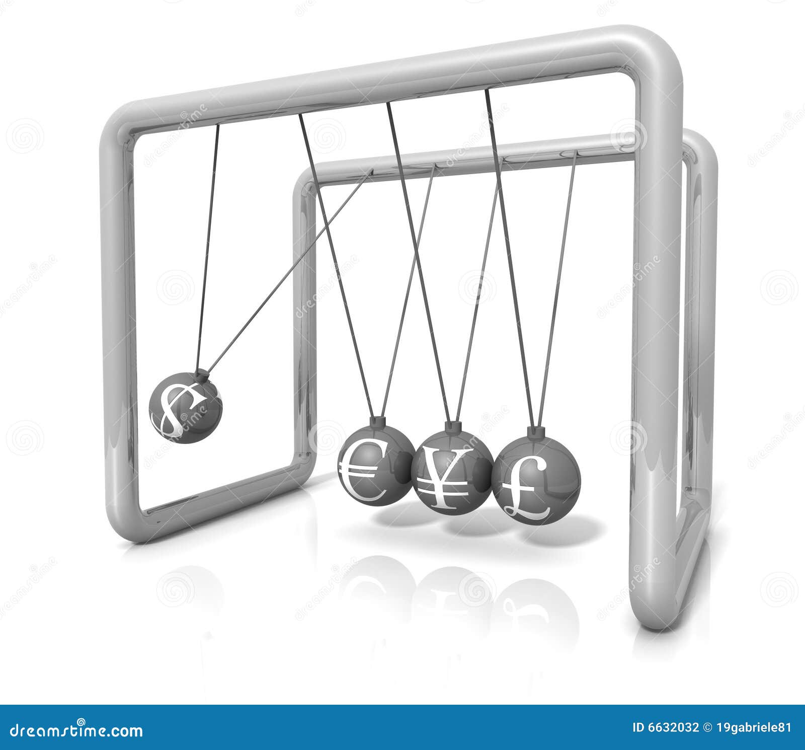 Pendulum Clock Icon, Cartoon Style Vector Illustration