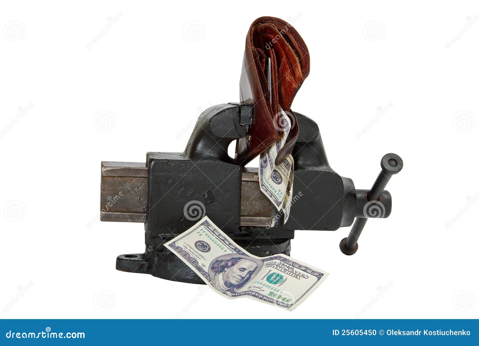 Tight On Chash Side View Stock Photo - Download Image Now - White  Background, Vise Grip, Budget - iStock