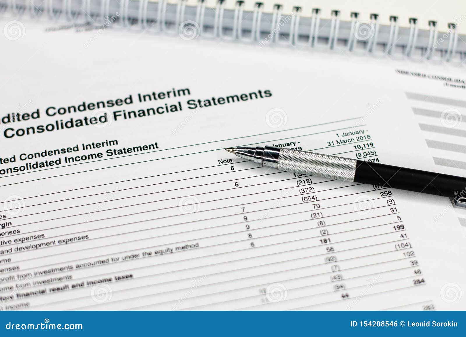 Income Statement - Stock Analysis