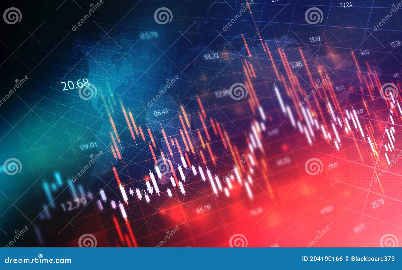 Financial Stock Market Graph on Technology Abstract Background, Creative  Forex Chart Wallpaper Stock Illustration - Illustration of crash, future:  204190166