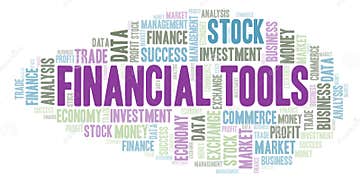 Financial Tools Word Cloud Stock Illustration Illustration Of Word 