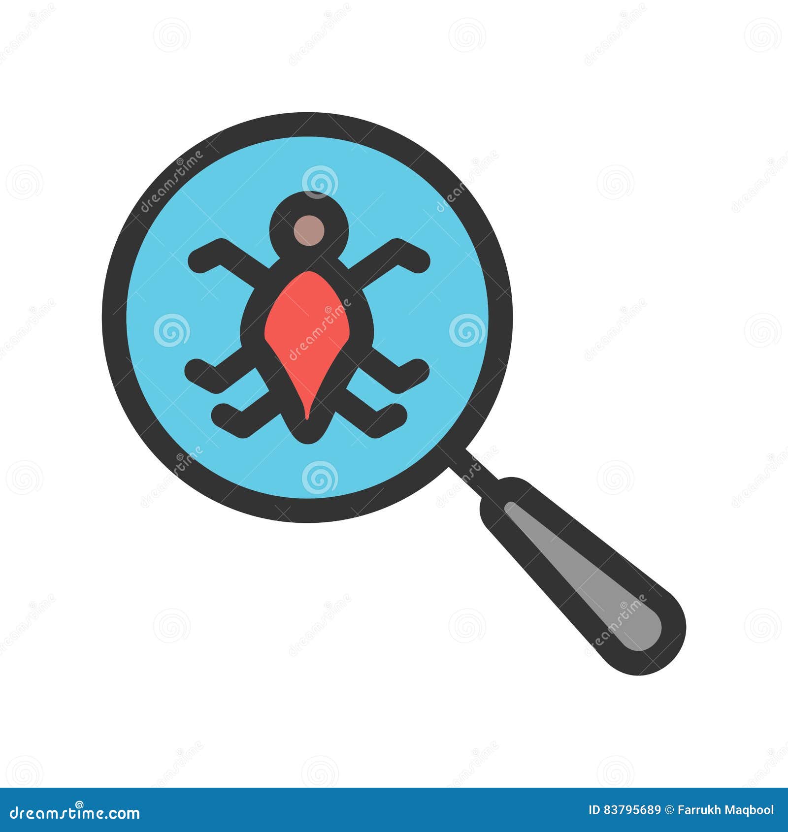 Find Bugs stock vector. Illustration of icon, programmer - 83795689