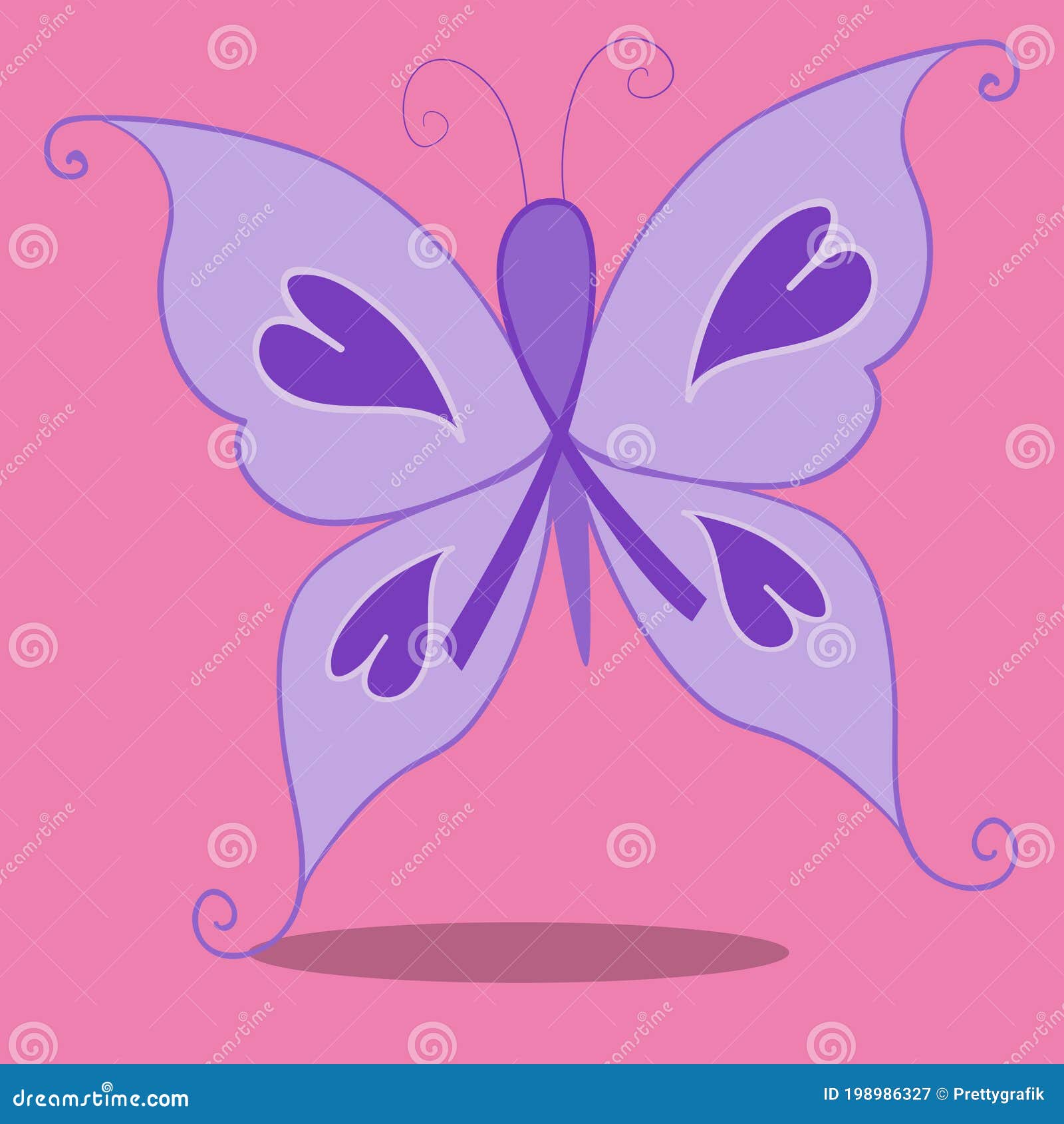 Find a cure butterfly 07 stock vector. Illustration of cure 198986327