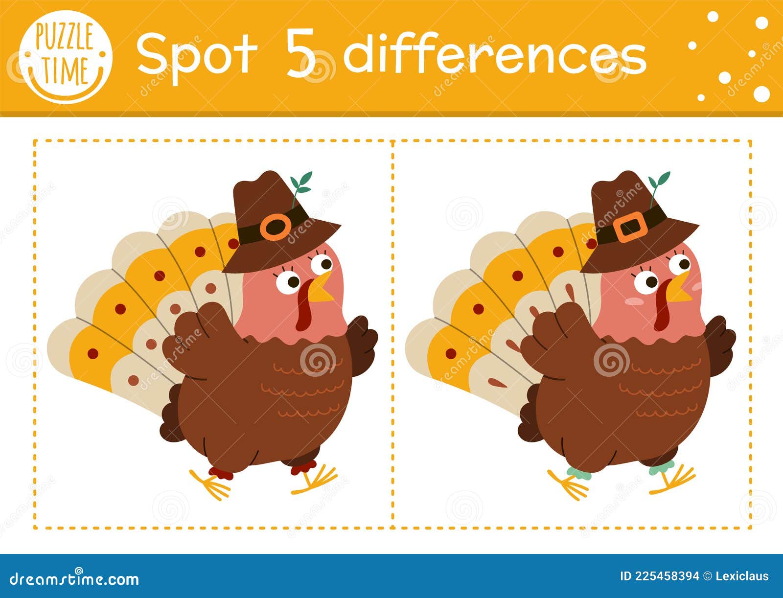 Find Differences Game for Children. Thanksgiving Educational Activity with Funny Turkey. Printable Worksheet with Cute Bird Stock Vector - Illustration of baby, kindergarten: 225458394 Find Differences Game for Children. Thanksgiving Educational Activity with Funny Turkey. Printable Worksheet with Cute Bird Stock Vector - Illustration of baby, kindergarten: 225458394