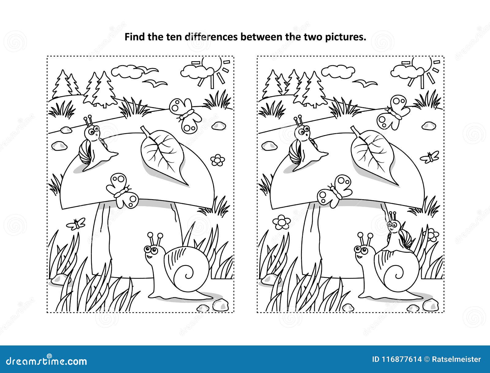 Coloring Page Difference Stock Illustrations – 20 Coloring Page ...