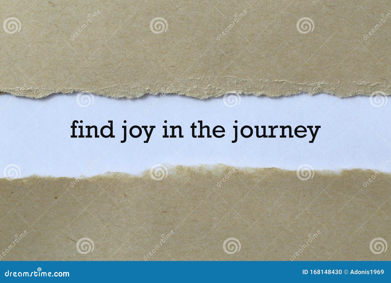 find joy in the journey on paper