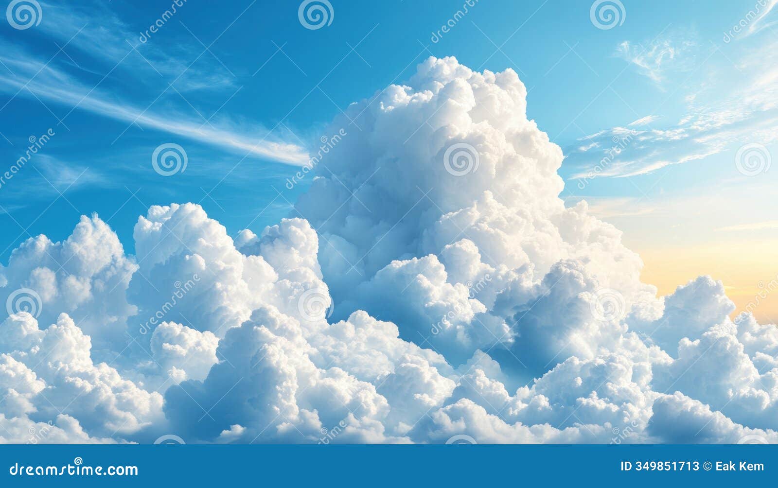 find peace and tranquility with this serene image featuring a soft white cloud, a  of lightness and emotional well-being,