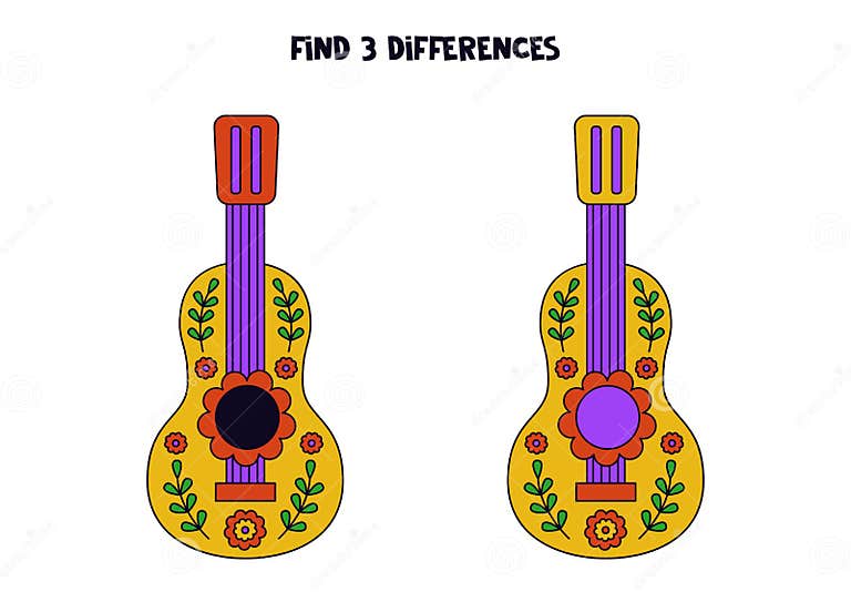 Find The Difference In The Mexican Picture Printable