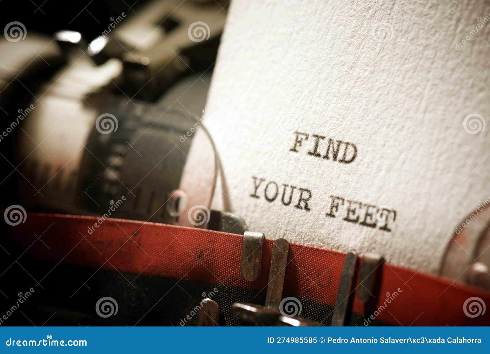 Find your feet text stock image. Image of feet, typewriter 274985585