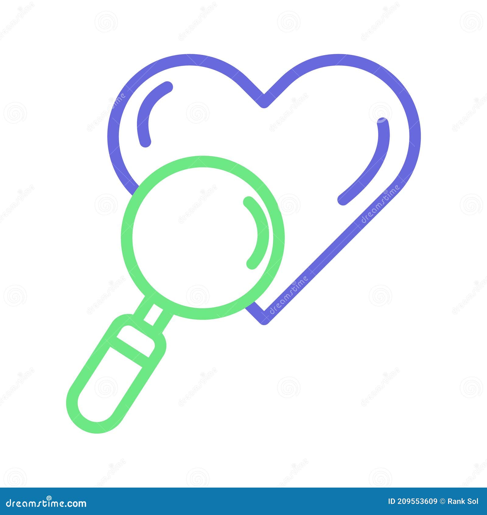 finding love   icon that can be easily modified or edited