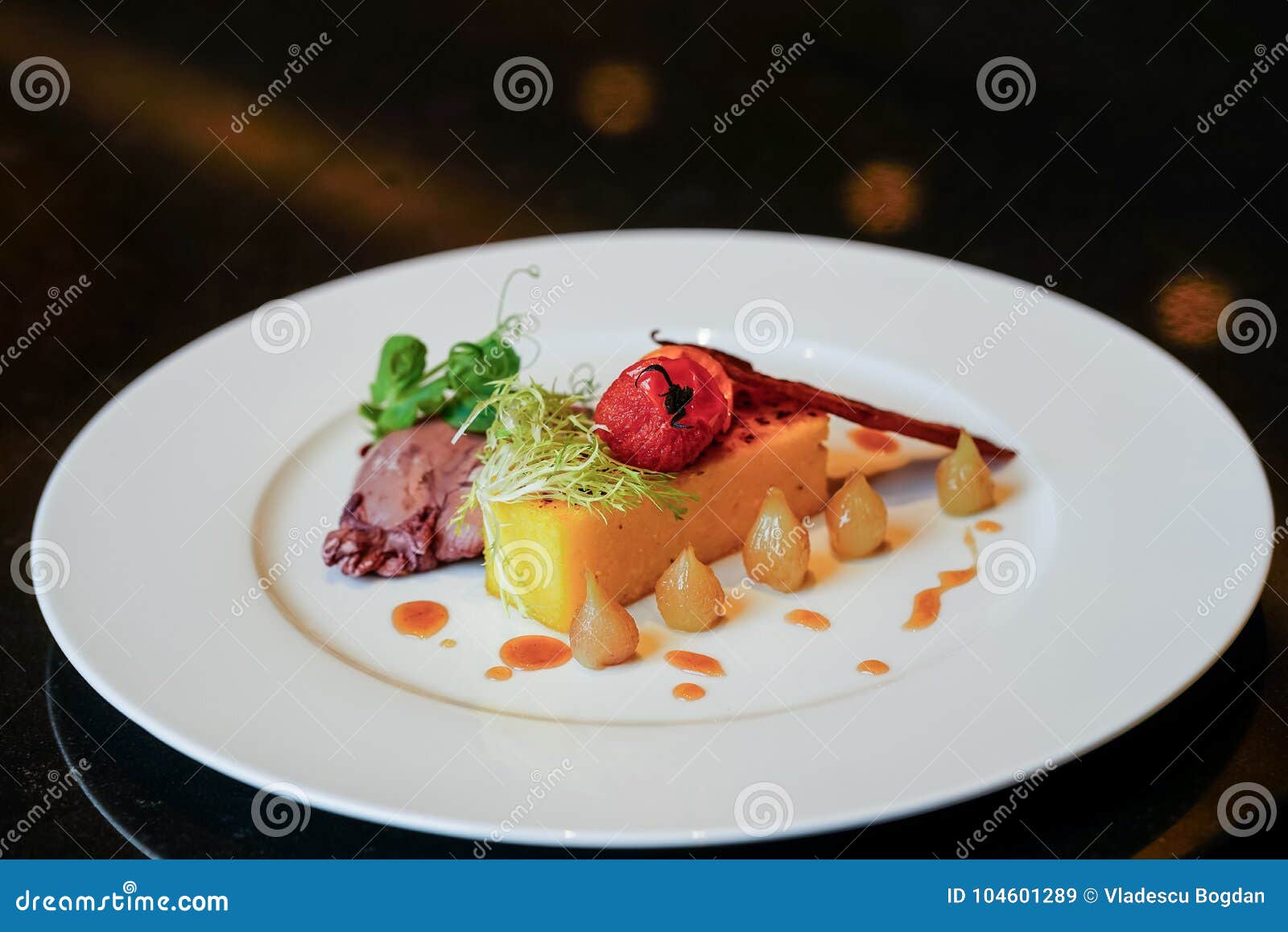 Fine art cuisine stock image. Image of restaurant, food 104601289