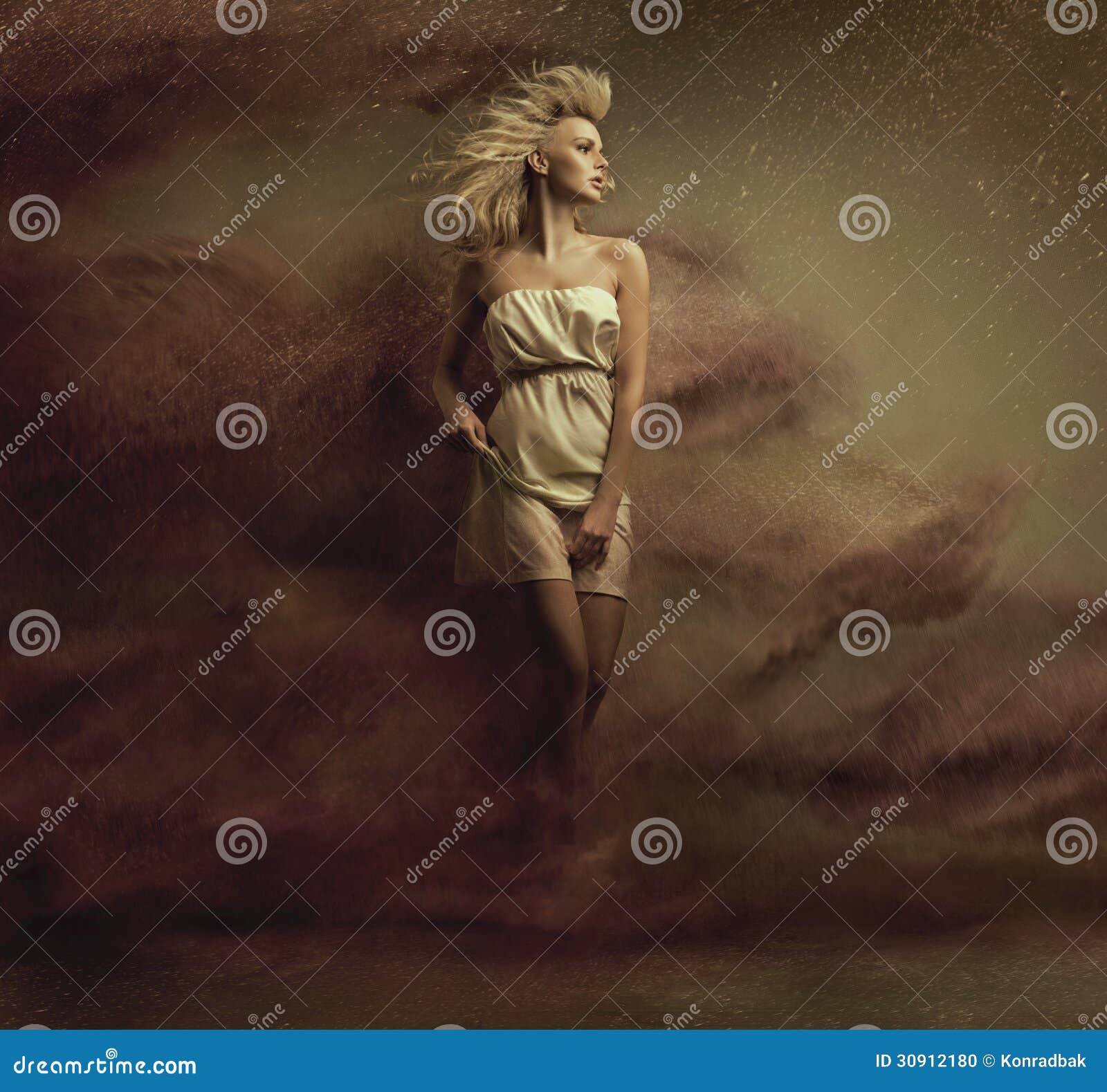 Fine Art Photo of a Alluring Blonde Beauty Stock Photo Image of eyes