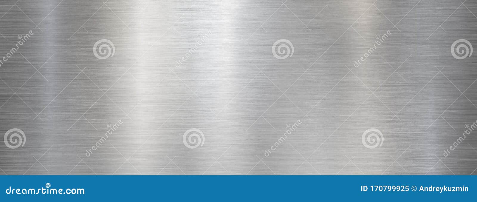 fine brushed wide metal steel or aluminum plate