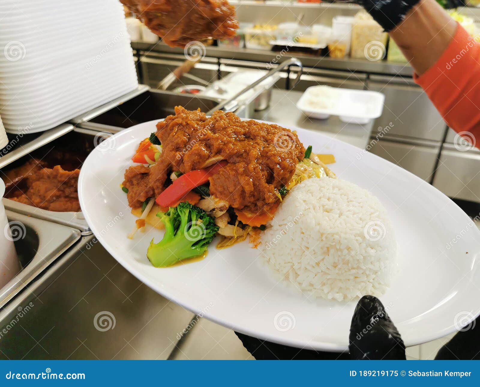 Fine Dining Gourmet Food Restaurant Fish Risotto Stock Image Image of