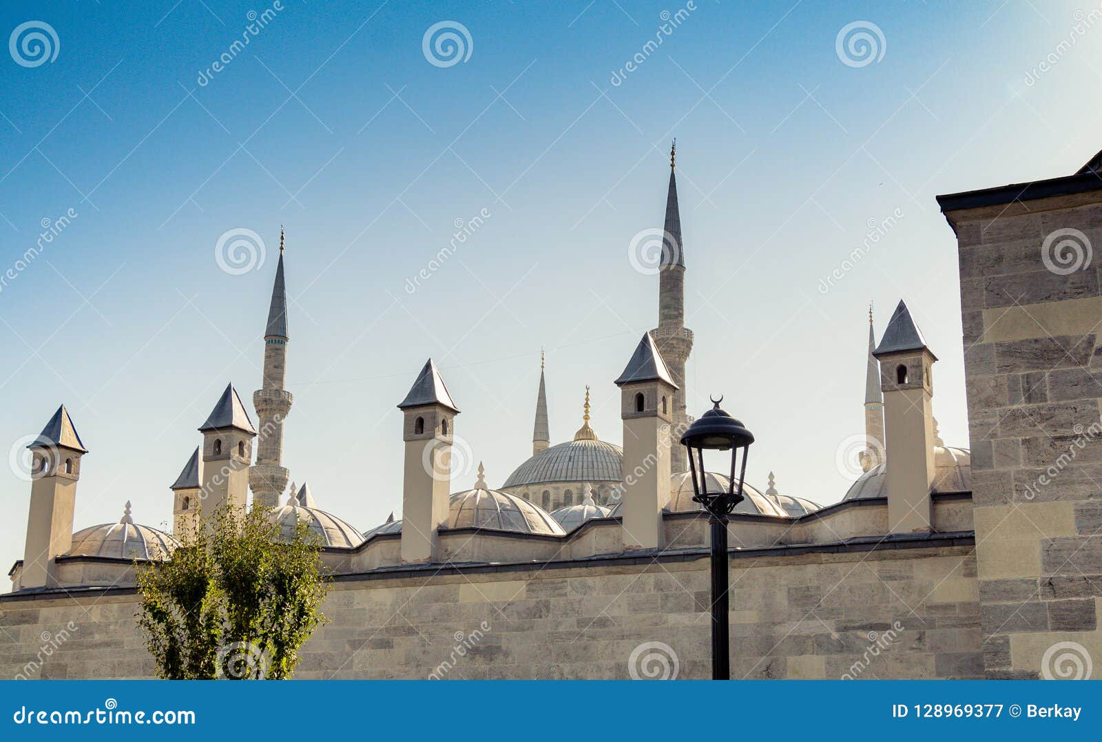 Fine Example of Ottoman Turkish Architecture Fragments Stock Image