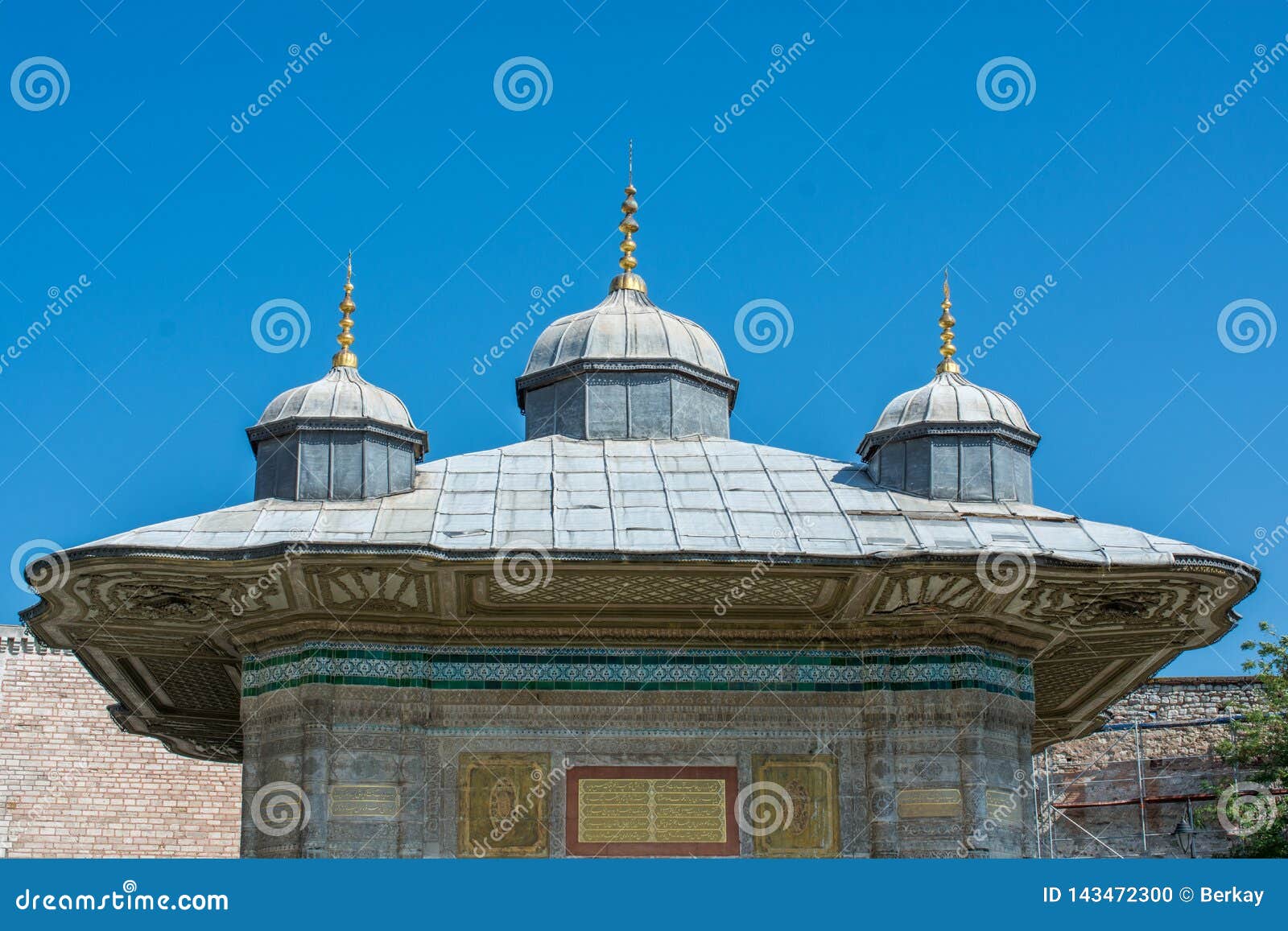 Fine Example of Ottoman Turkish Architecture Stock Photo Image of