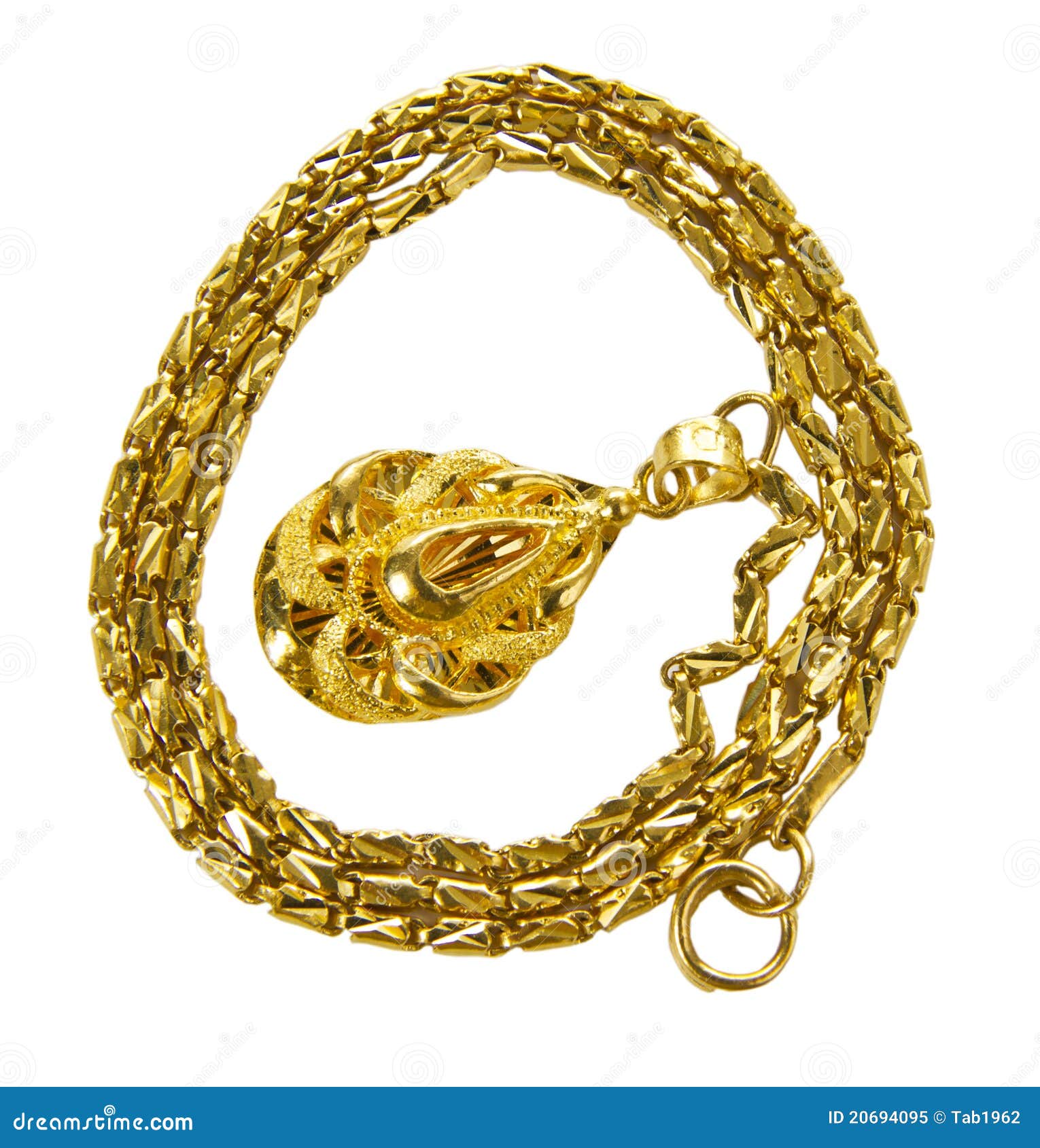 Fine Gold Chain stock image. Image of decoration, gleam 20694095