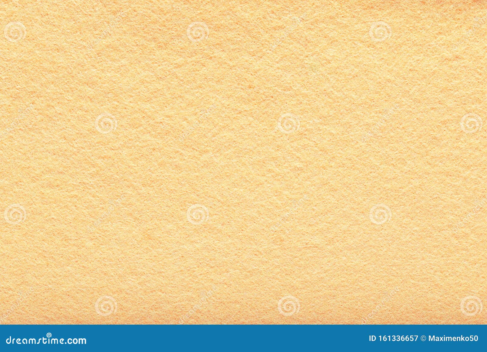 Fine Grain Yellow Woolen Felt. Texture Background. Light Yellow Matte