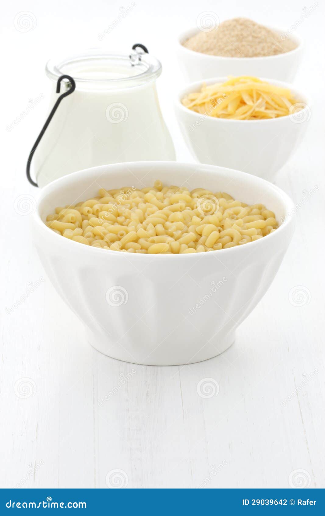 Fine Macaroni and Cheese Ingredients Stock Photo Image of health