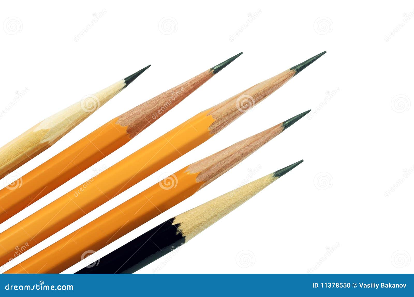 Fine pencilspoint stock photo. Image of yellow, pencils 11378550