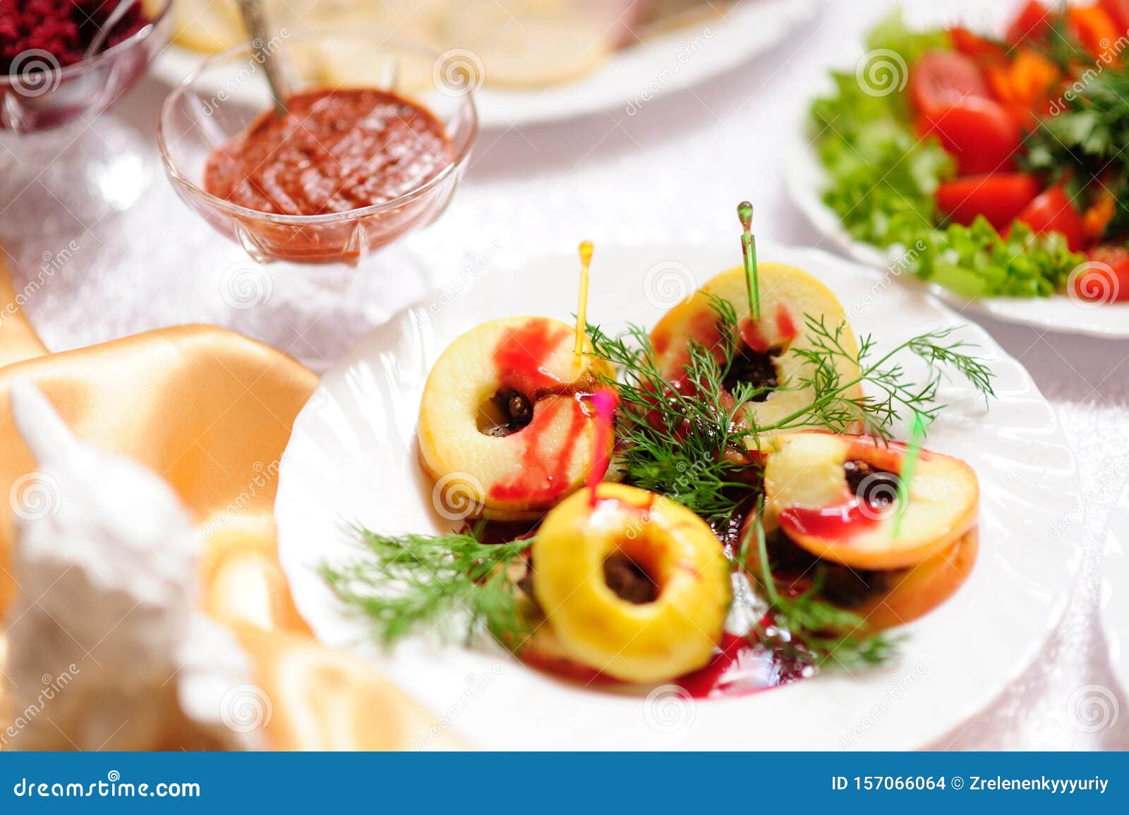 Fine Restaurant Dinner Table Place Setting Stock Photo - Image of