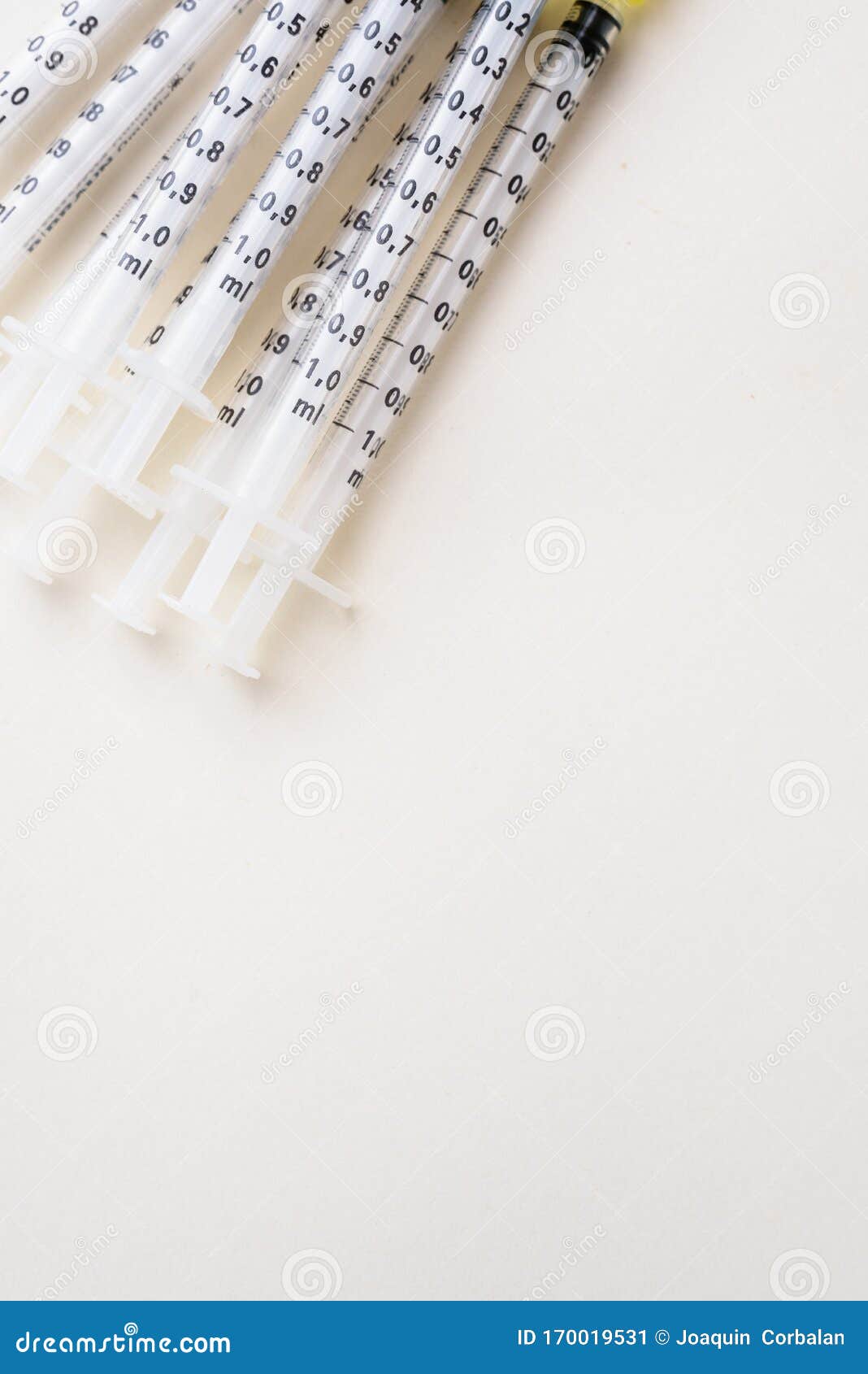 Fine Syringes for Use in Medicine Stock Image Image of doctor