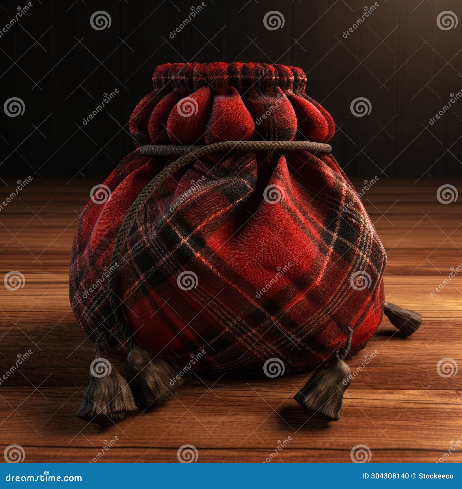Flannel Bag 3d Model for Render Plaid Duffel Bag in Absinthe Culture Style  Stock Illustration - Illustration of juxtapositions, render: 304360352