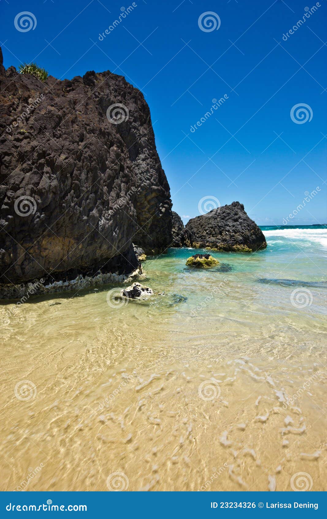 Fingal Head Beach stock photo. Image of peaceful, break 23234326