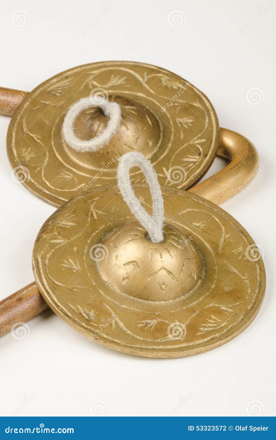 Finger cymbals stock photo. Image of studio 53323572