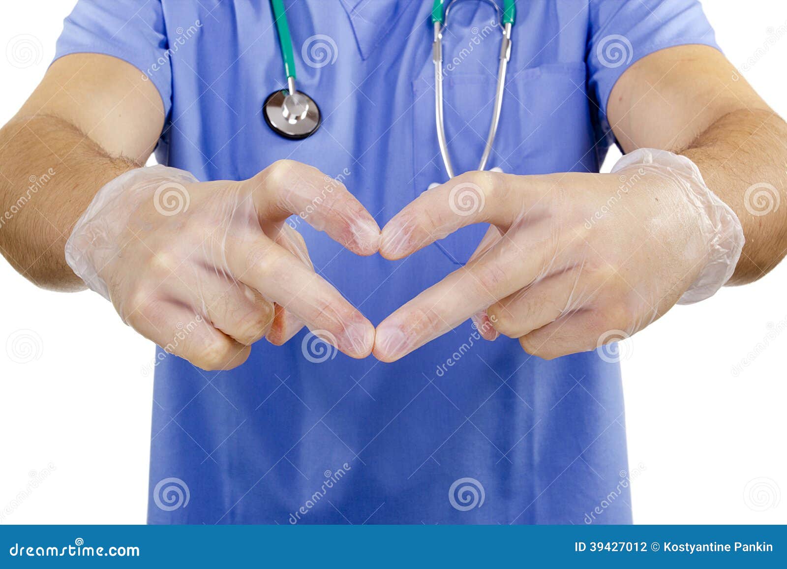 Finger doctor heart. stock photo. Image of healthcare 39427012