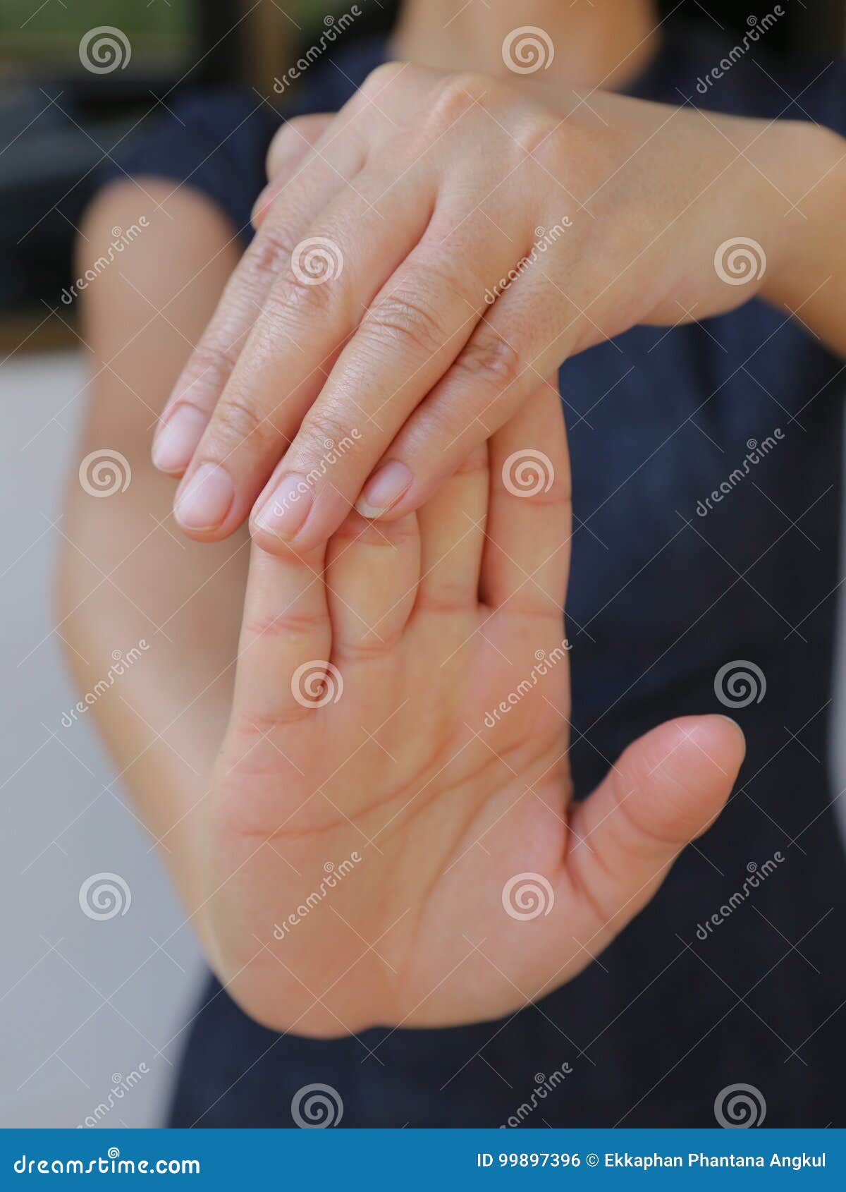 Hand stretching stock photo. Image of closeup, training 99897396
