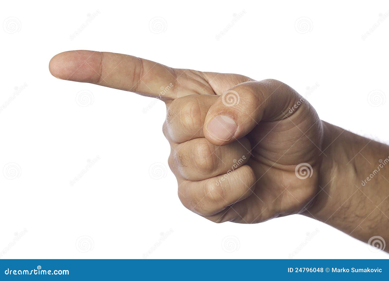 finger pointing