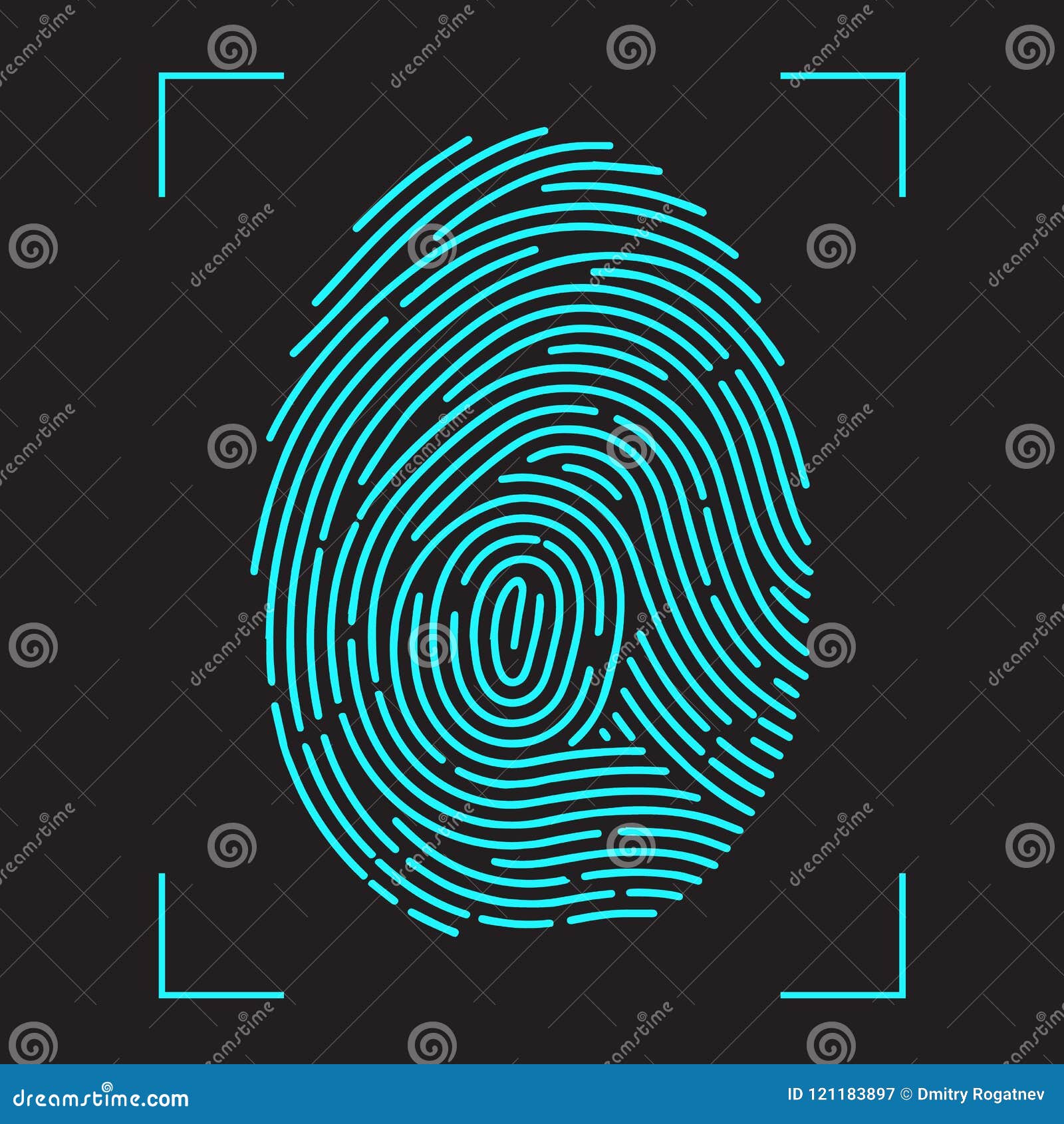 finger-print scanning identification system.